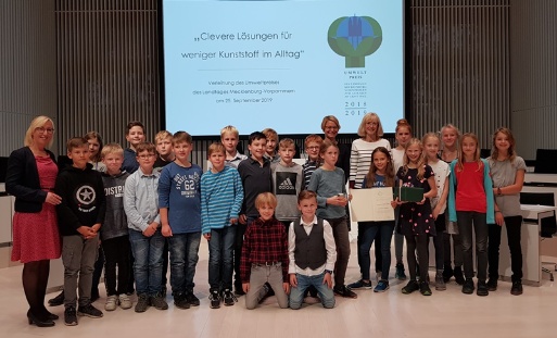 Verleihung des Umweltpreises an die Kollwitz-Grundschule
