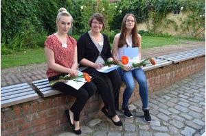 neue Azubis 2017 - Hanna Bernstein, Susanne Günther und Mareike Bunge (1) - © Pressestelle neue Azubis 2017 - Hanna Bernstein, Susanne Günther und Mareike Bunge (1)