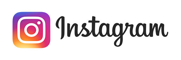 Logo Instagram mit Schriftzug