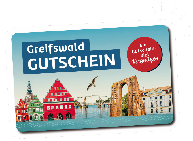 Greifswald Gutschein digital Karte © Wally Pruß Bild