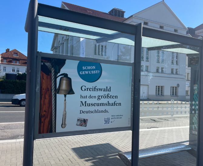 Infotafel in Anklam © Koch Infotafel in Anklam