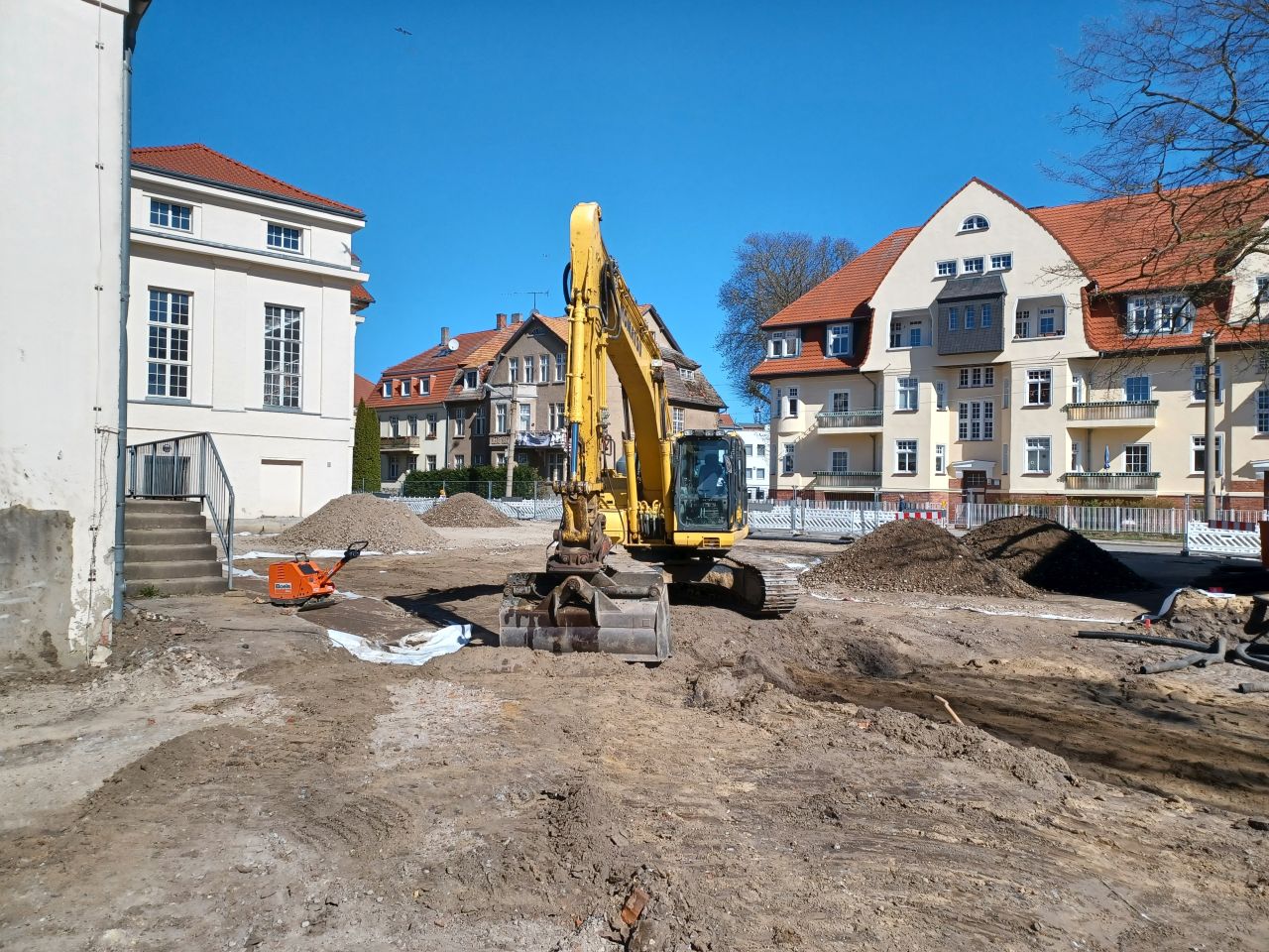 Herrichten des Baufeldes