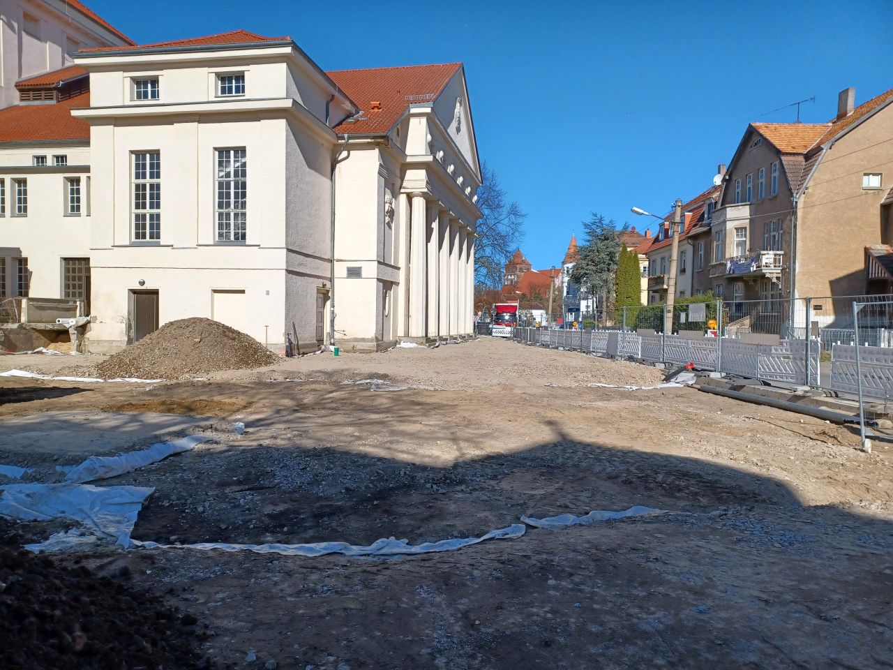 Herrichten der Baustraße